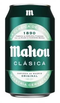Cerveza Mahou Clásica lata 33 cl.