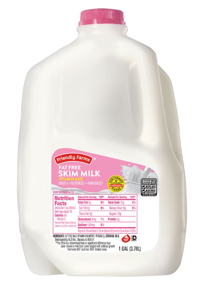 Friendly Farms Fat Free Skim Milk (1 gal)