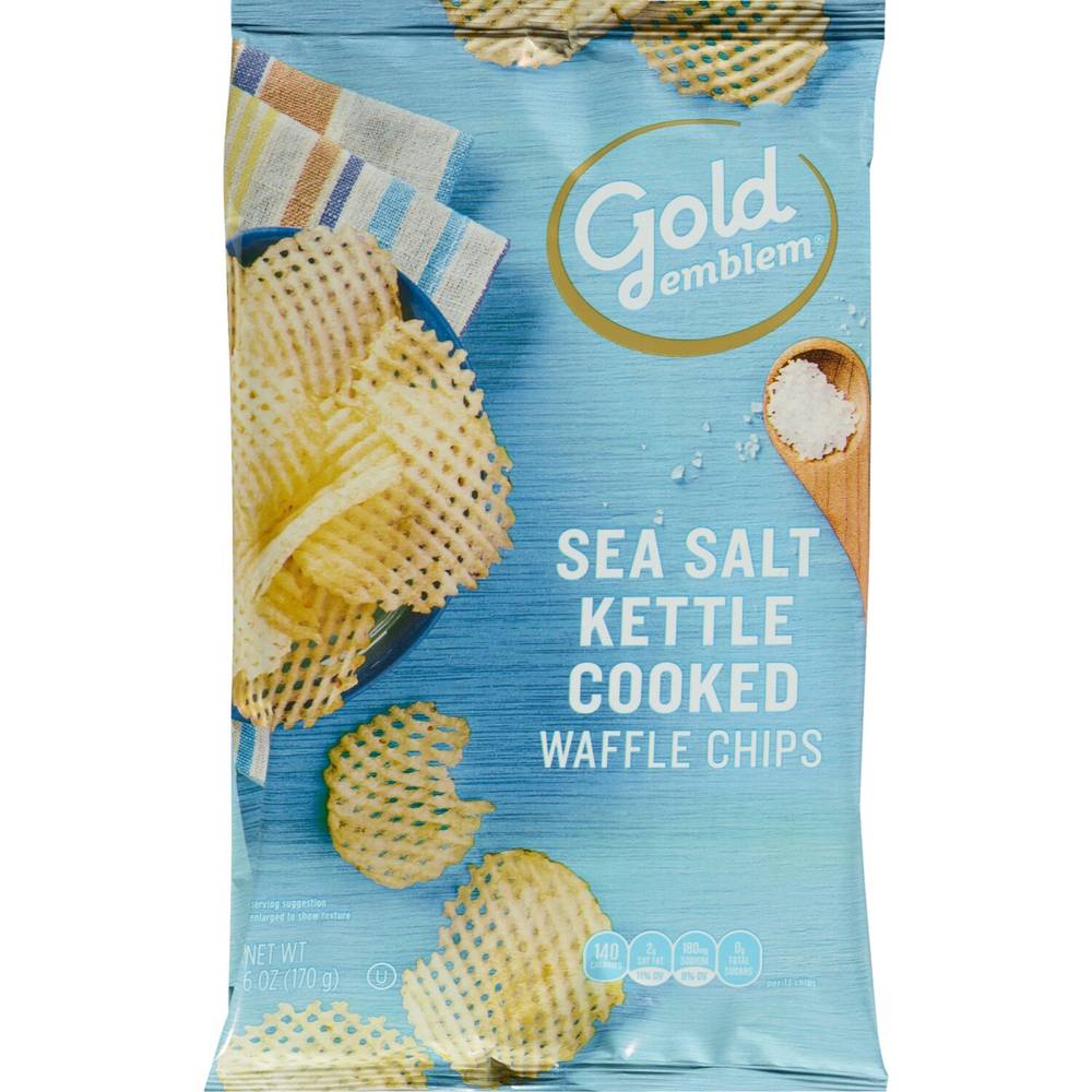 Gold Emblem Sea Salt Kettle Cooked Waffle Chips