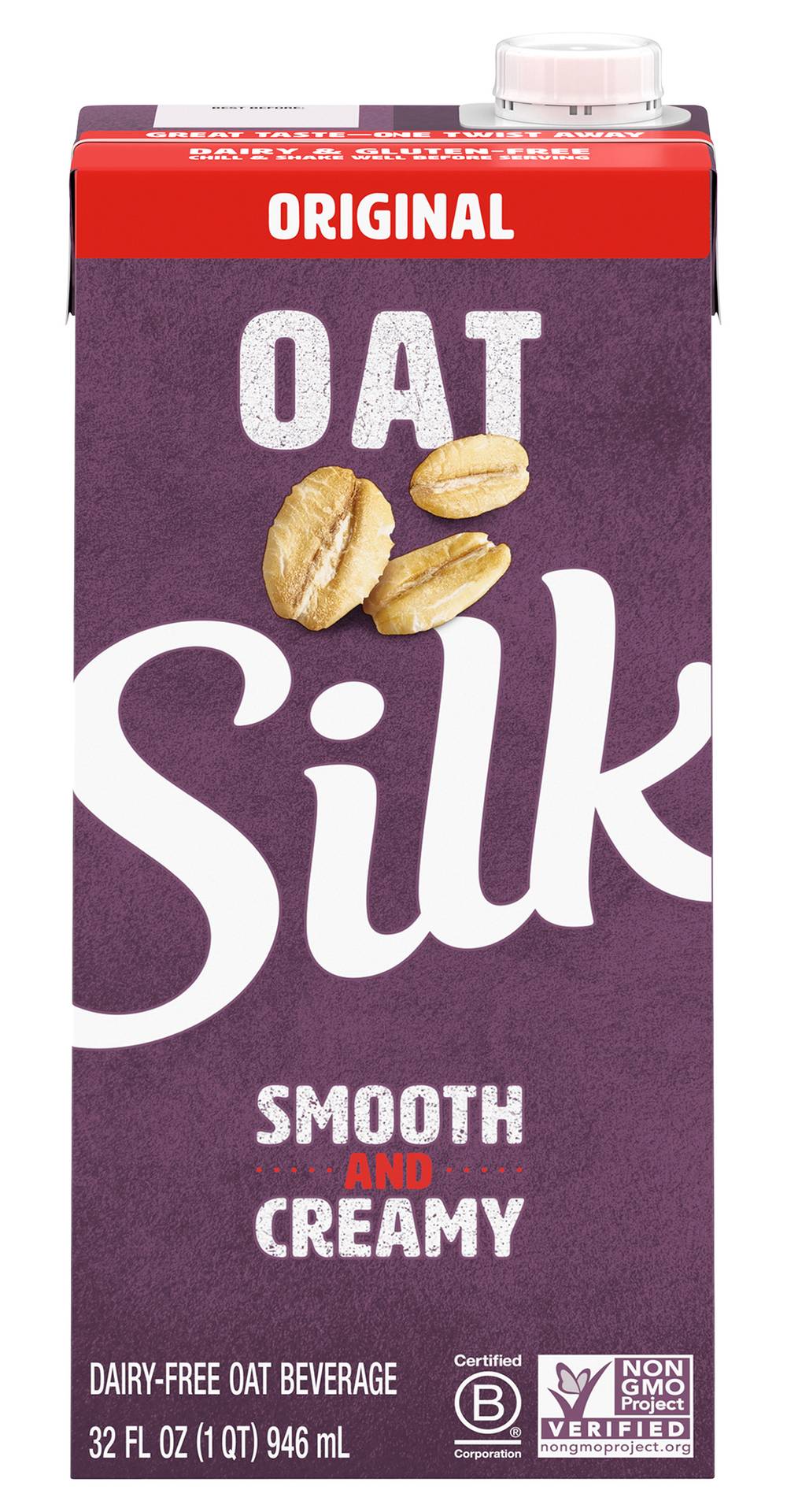 Silk Smooth & Creamy Original Oatmilk (32 fl oz)