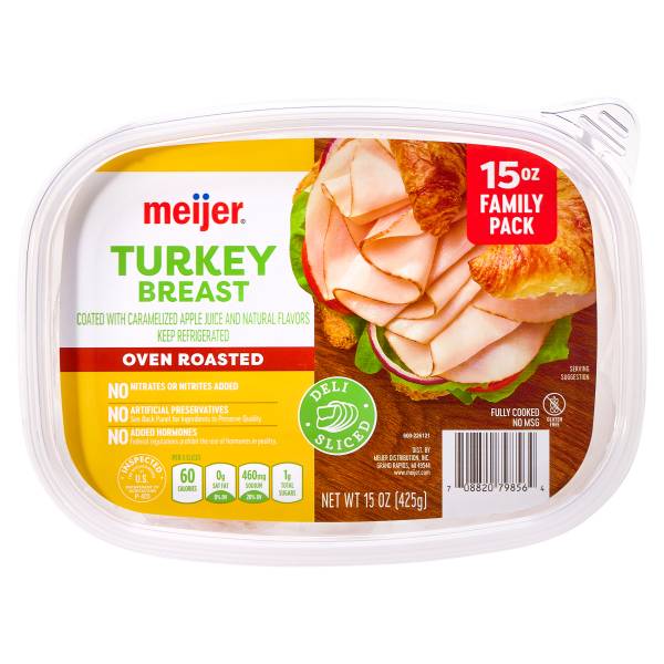 Meijer Oven Roasted Turkey Breast Lunchmeat (15 oz)