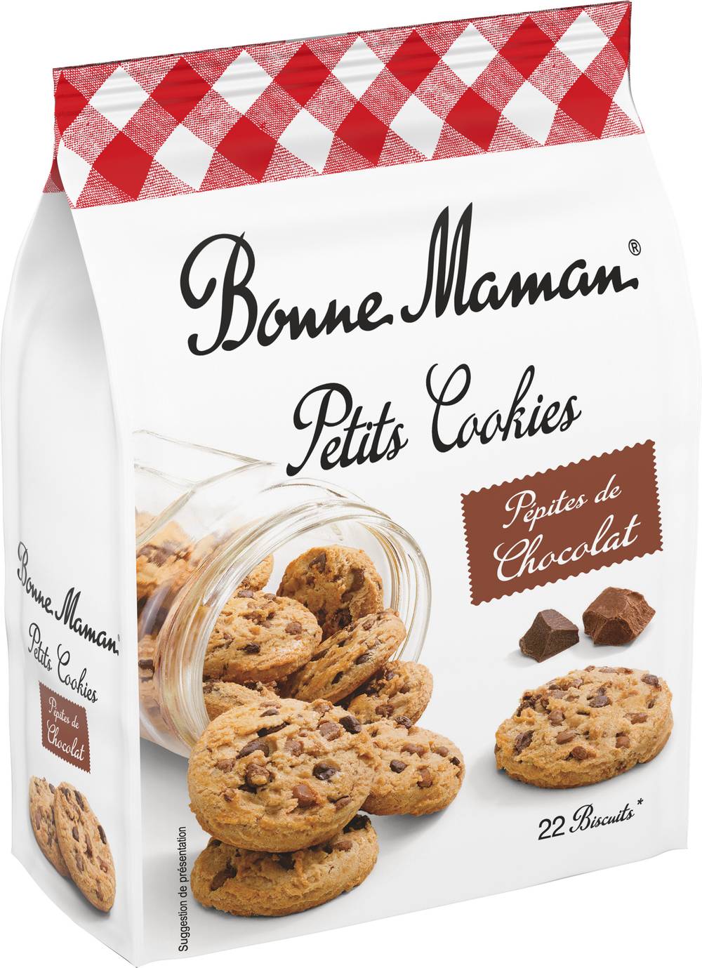 Bonne Maman - Cookies aux pépites de chocolat (250g)