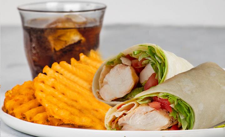 Classic Grilled Chicken Wrap Meal