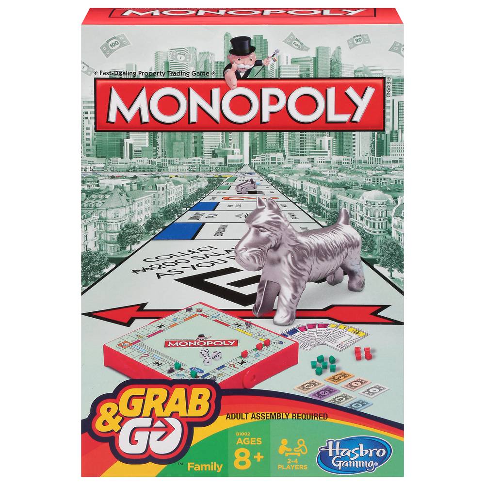 Monopoly Family Grab and Go Game