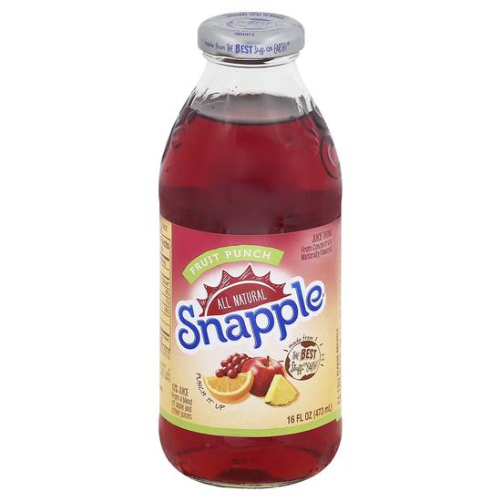 Snapple All Natural Fruit Punch Juice (16 fl oz)