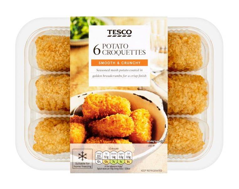 Tesco 6 Potato Croquettes 220g (408095)
