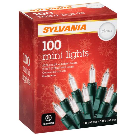 Sylvania Indoor and Outdoor Clear Mini Lights
