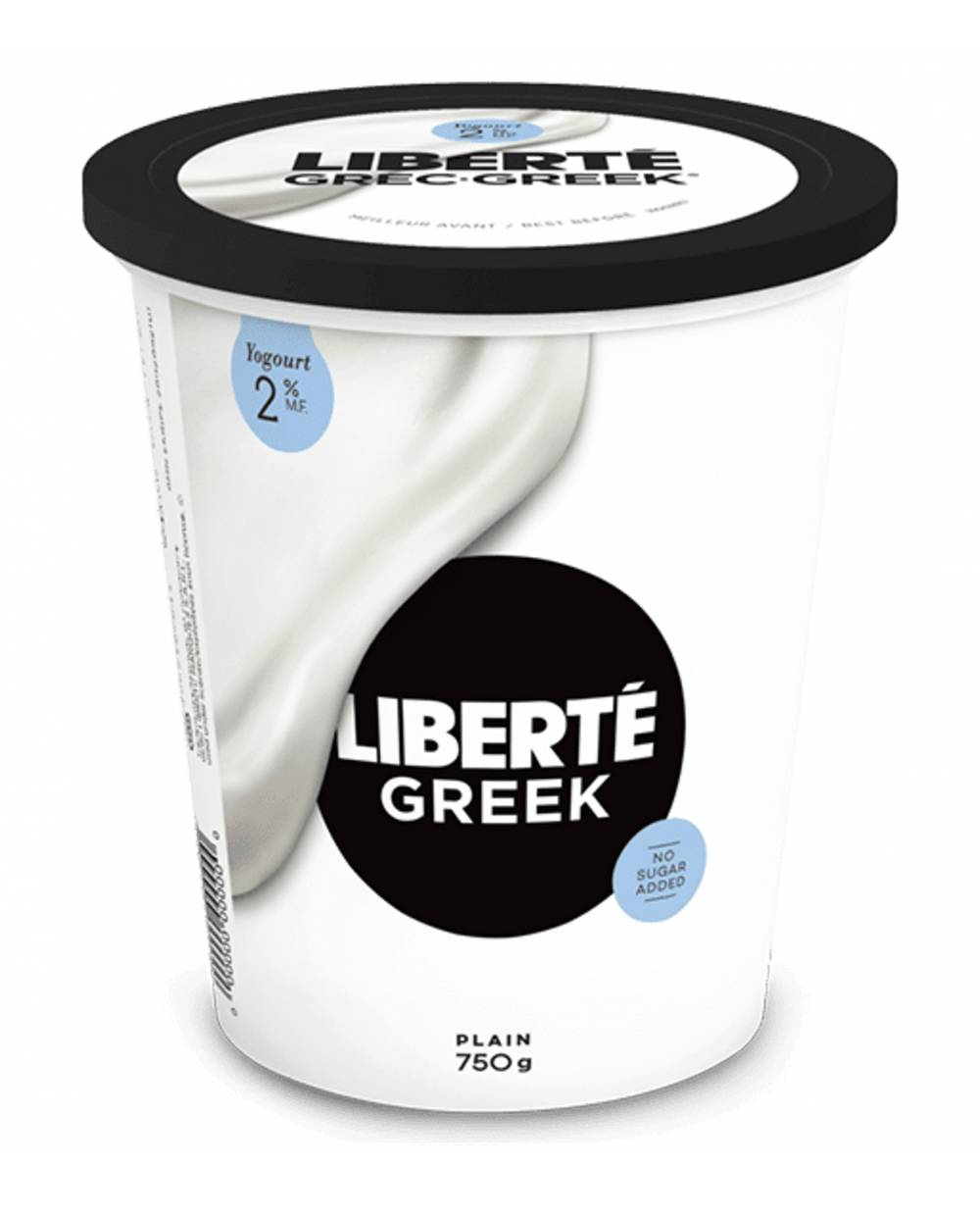 Liberté 2% M.F. Plain Greek Yogurt (750 g)