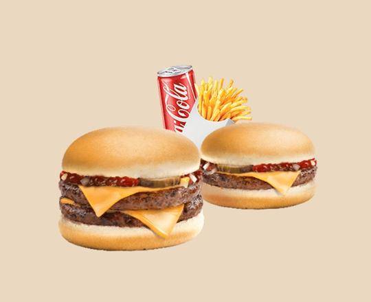 🍔🍔 DB11 - Doublecheese + 1 Cheeseburger ou 1 Doublecheese