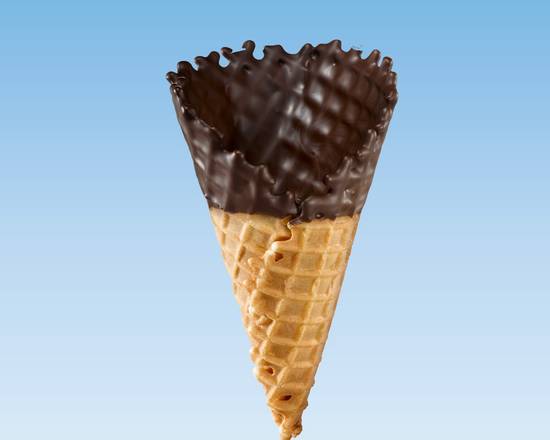 Chocolate Dipped Waffle Cone