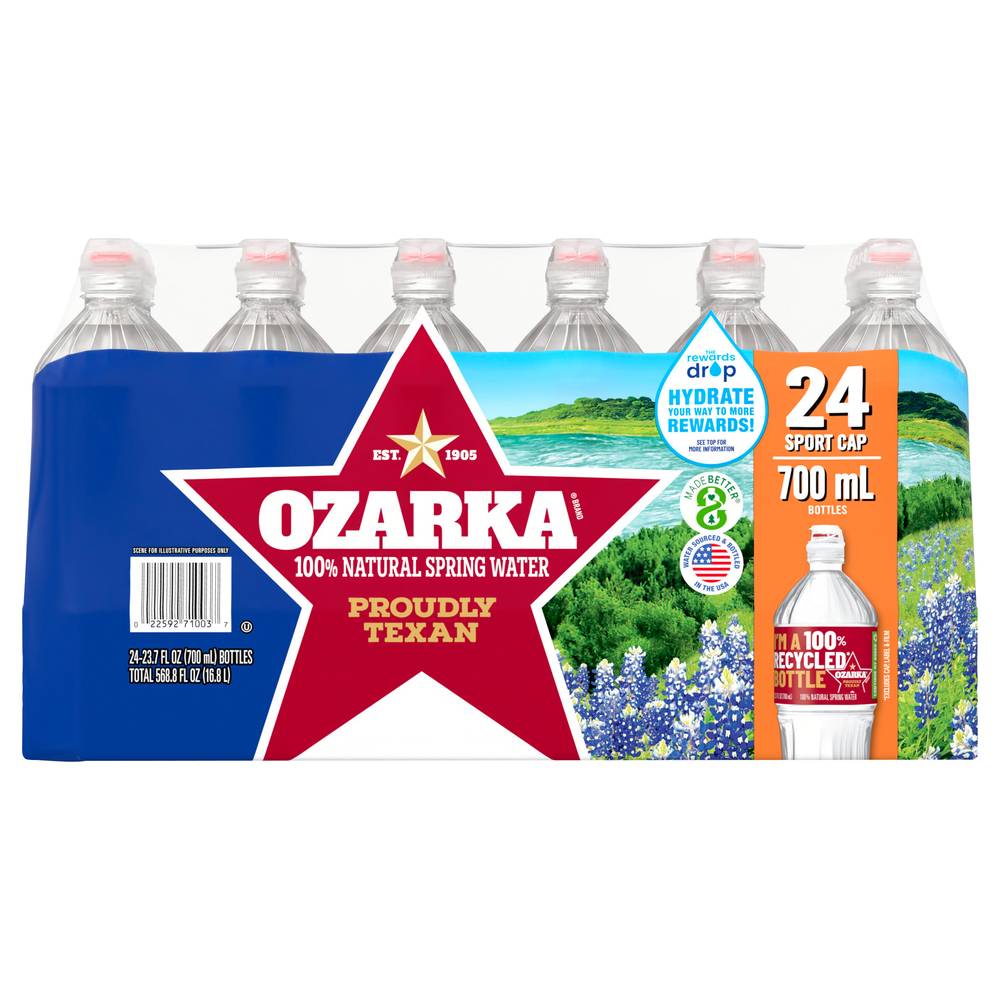 Ozarka Natural Spring Water (24 x 23.7 fl oz)