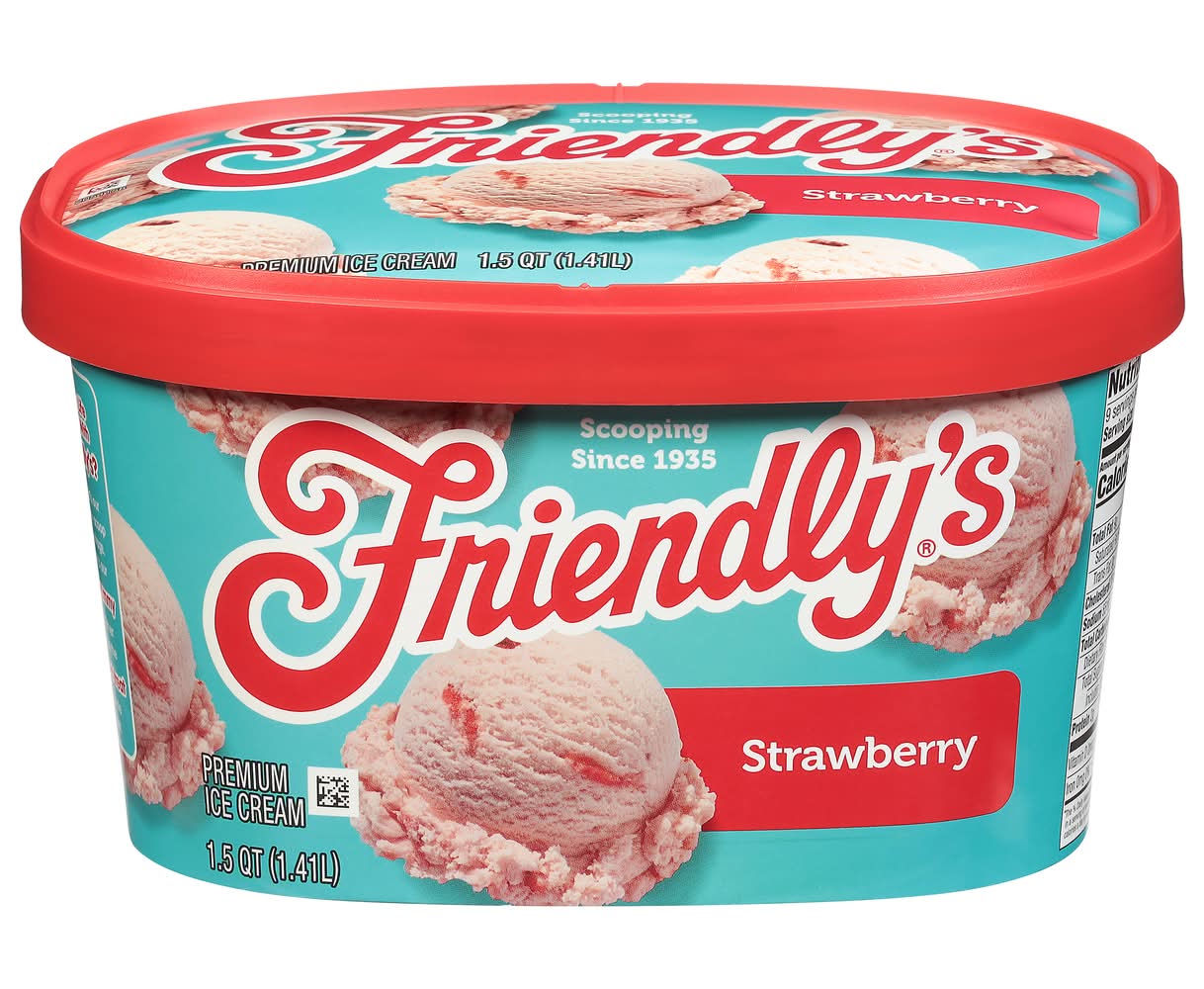 Friendly's Rich and Creamy Strawberry Ice Cream (1.5 qt)