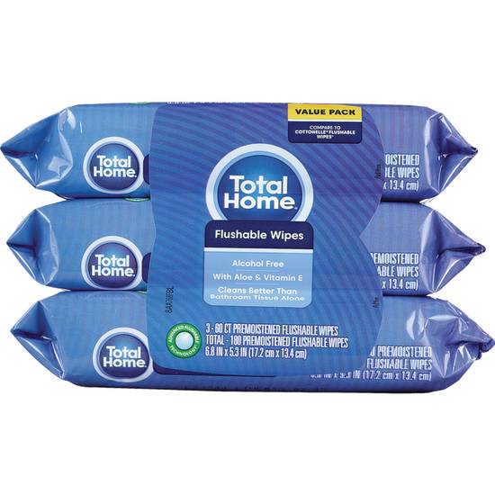 TOTAL HOME MOIST TOILETTE TISSUE