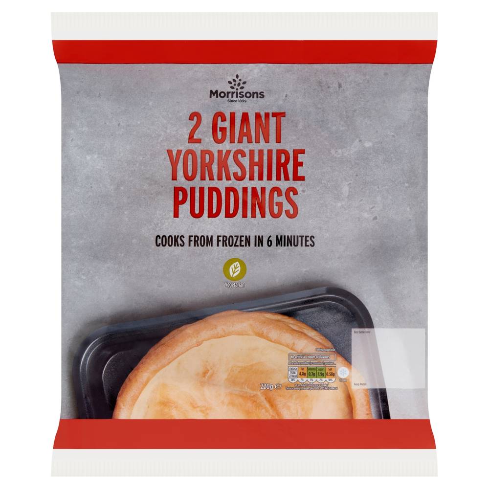 Morrisons Giant Yorkshire Puddings (2 pack)