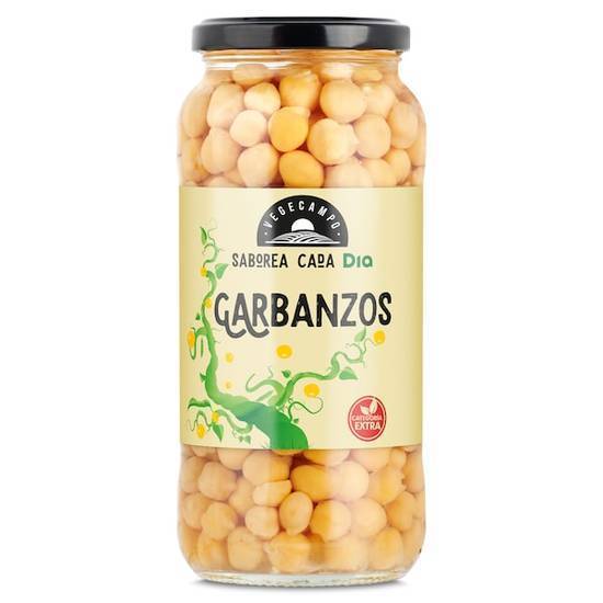 Garbanzos cocidos extra Vegecampo frasco 400 g