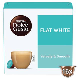 Nescafe Dolce Gusto Flat White Coffee Pods X 16