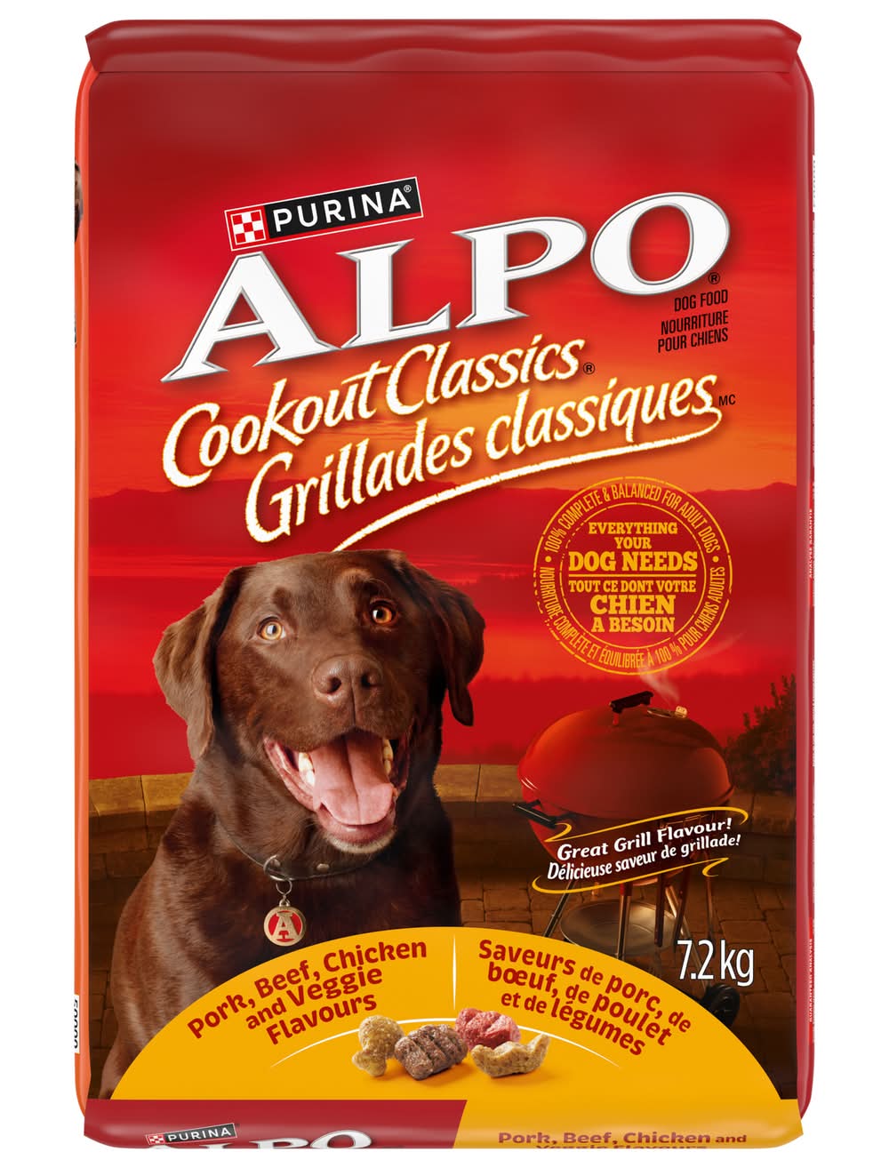 Purina Alpo grillades classiques nourriture pour chiens (7,2 kg) - alpo dry dog food cookout classics (7.2 kg)