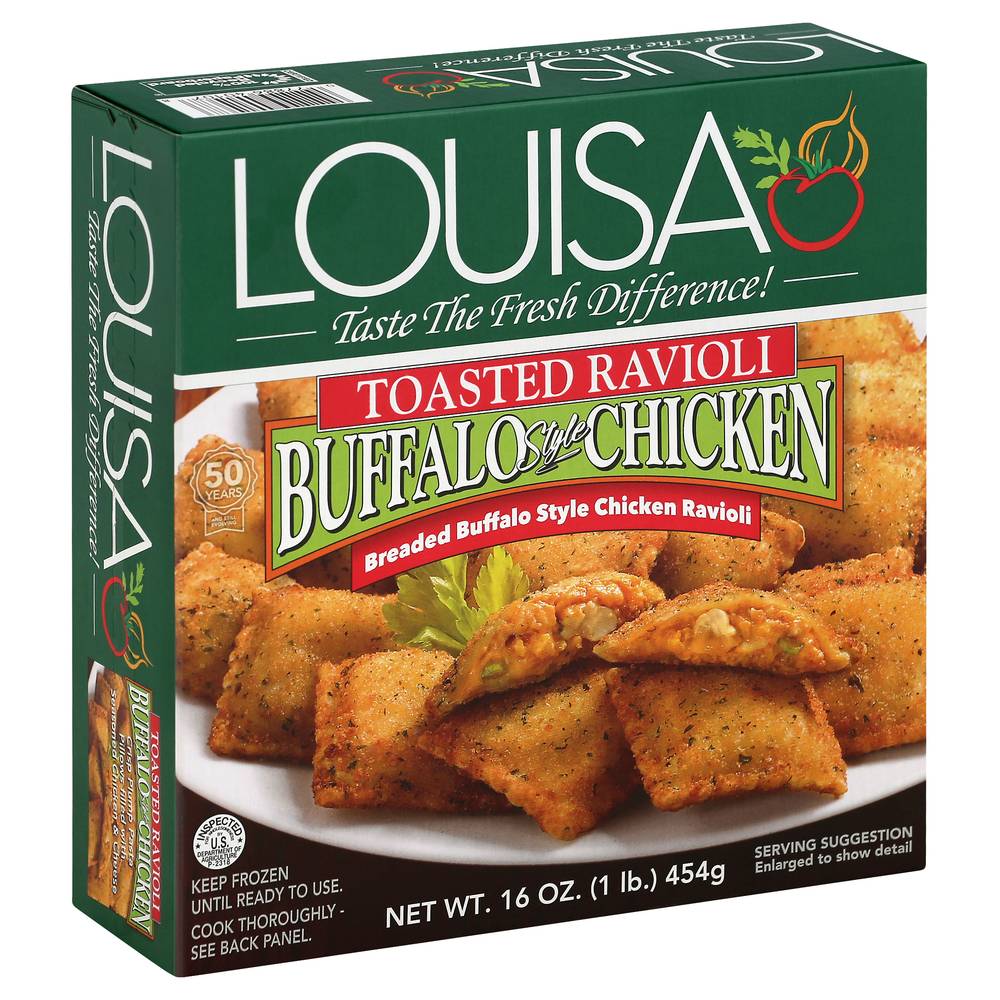 Louisa Breaded Toasted Ravioli Buffalo Style Chicken (1.01 lbs)