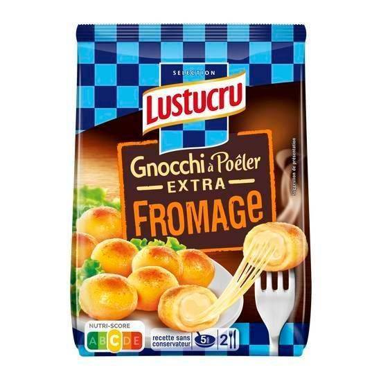 Lustucru pâtes fraîches gnocchi à poêler extra fromage