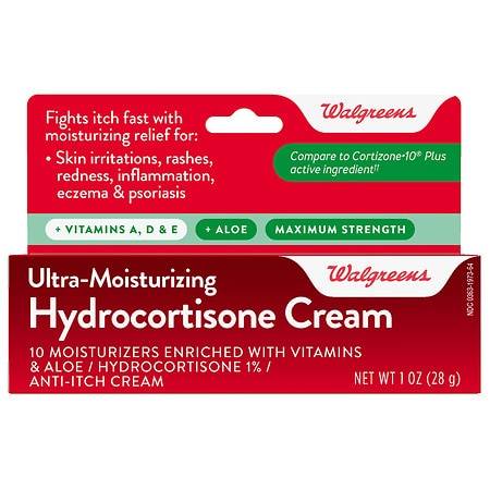 Walgreens Ultra Moisturizing Hydrocortisone 1% Anti-Itch Cream