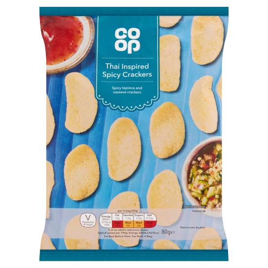 Co-Op Thai Inspired Spicy Crackers 80g