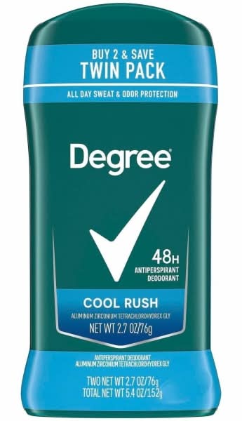 Degree Men Cool Rush Antiper. & Deodorant - Arctic - 2 Day - 2 / Pack