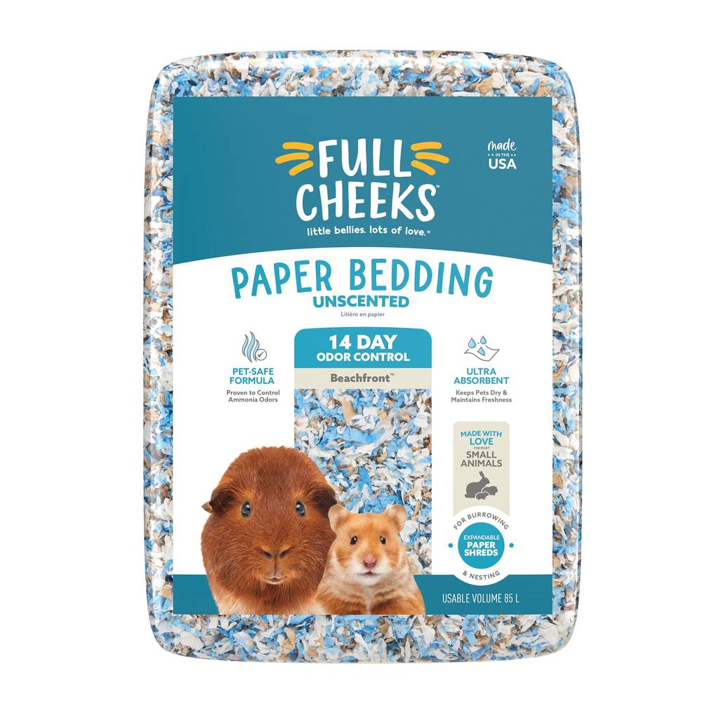 Full Cheeks Odor Control Small Pet Paper Bedding (85 L)