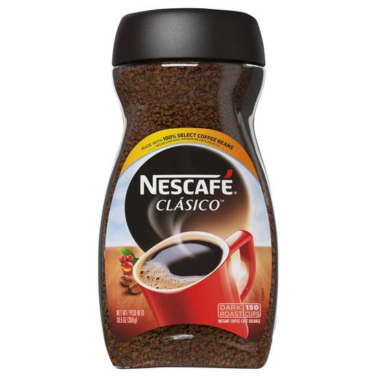 Nescafé Clásico Dark Roast Instant Coffee (10.5 oz)