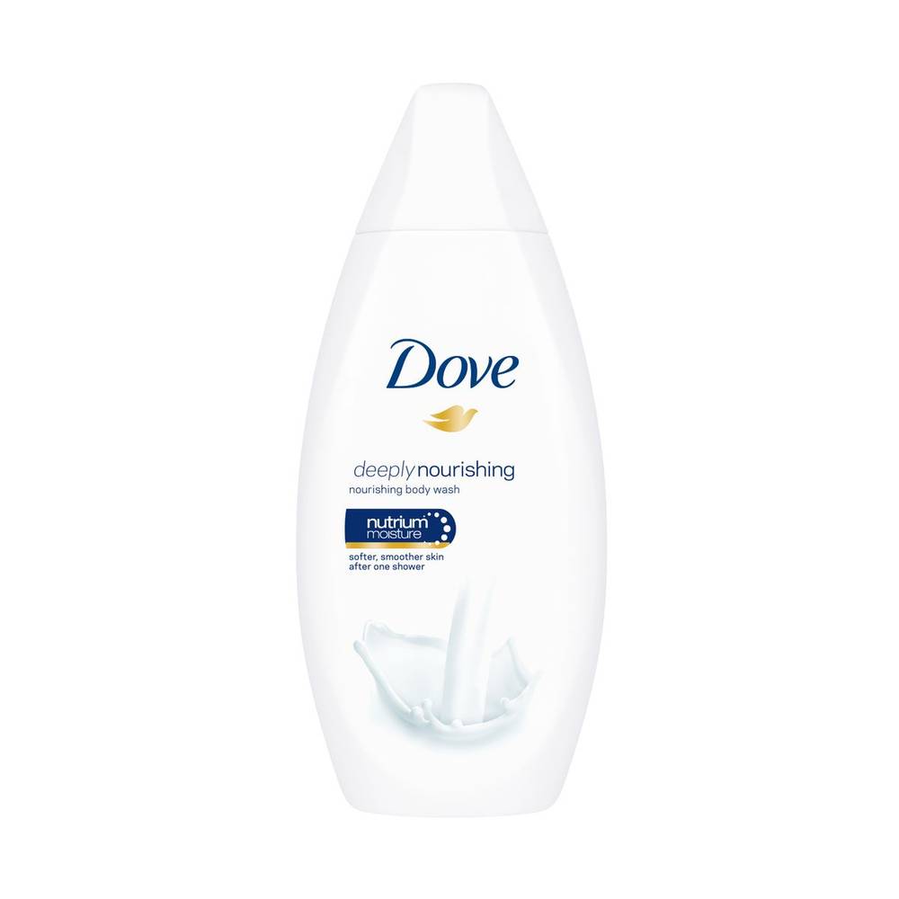 Gel de ducha en crema DOVE nutrición intensa formato viaje 55 ml