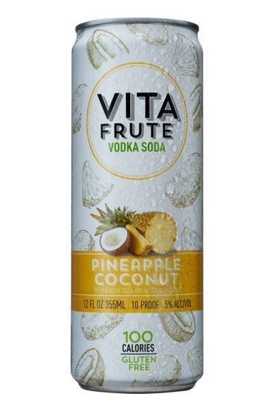 Vita Frute Pineapple Coconut Vodka Soda (4x 12oz cans)
