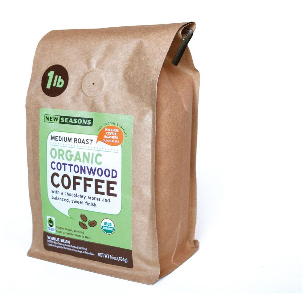 New Seasons Market Cottonwood Whole Bean Coffee (16 oz)