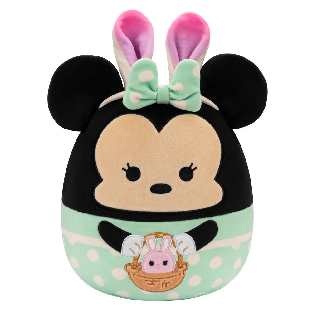 Squishmallows Disney Minnie Mouse with Bunny Ears Plush, 8 in