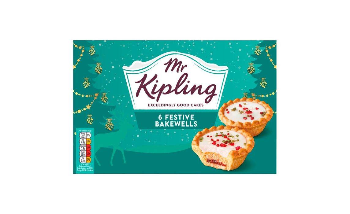 SAVE 60p: Mr Kipling Festive Bakewell Tart 6s (383833)