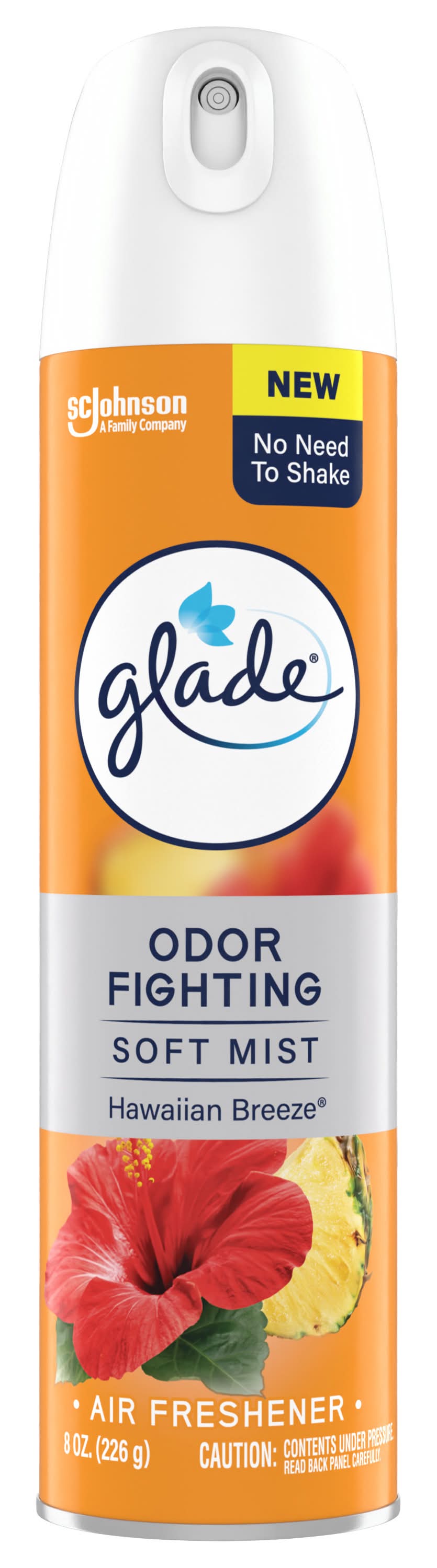 Glade Odor Fighting Soft Mist Air Freshener Room Spray, Hawaiian Breeze (8 oz)