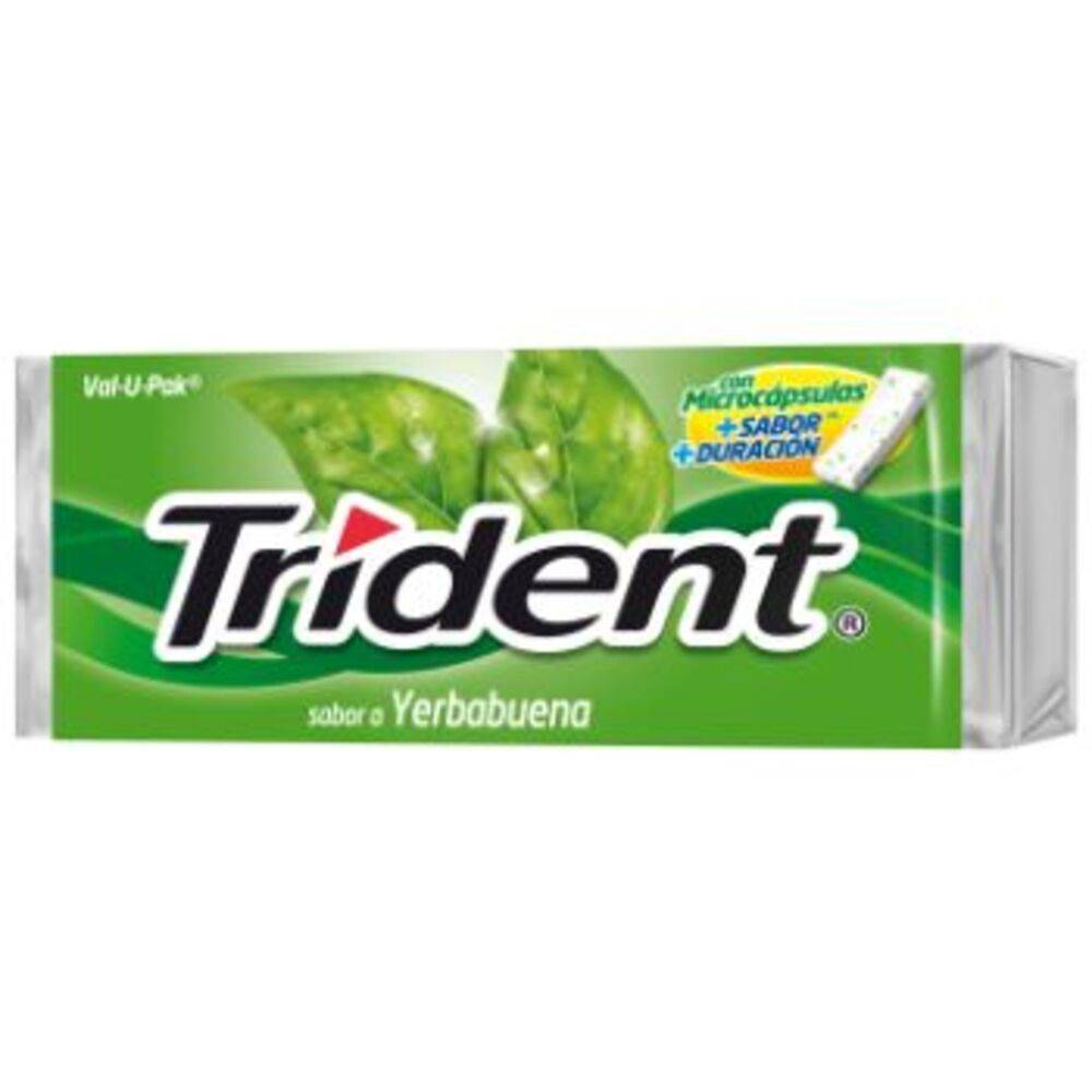 Trident goma mascar (18 un) (yerbabuena)