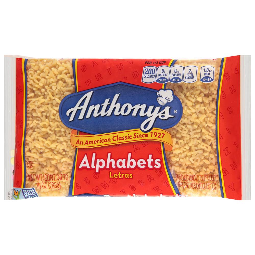 Anthony's Alphabets Pasta (2.18 lbs)