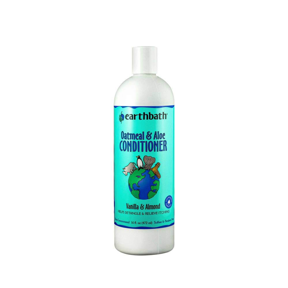 Earthbath Oatmeal & Aloe Dog & Cat Conditioner, 16oz (size: 16oz, size: 16oz)