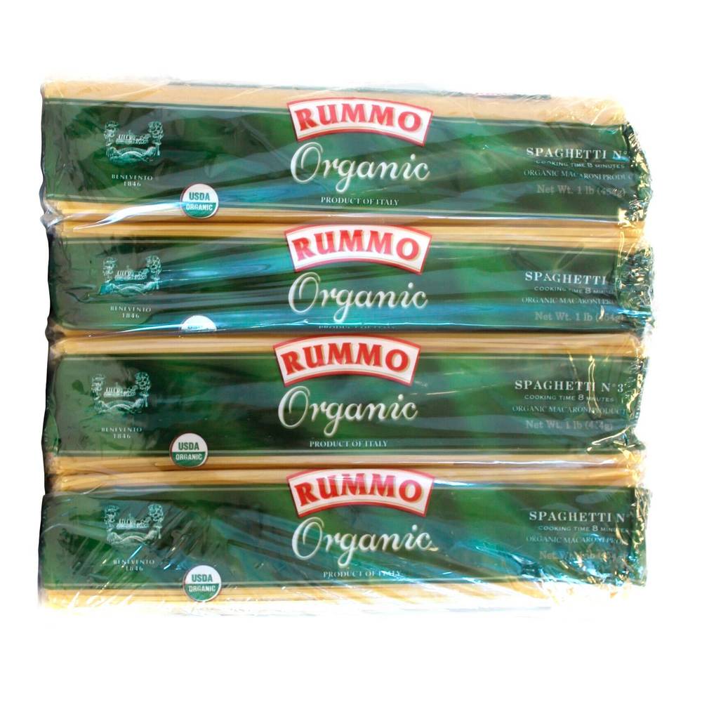Rummo Organic Spaghetti, 1 lb, 8-count