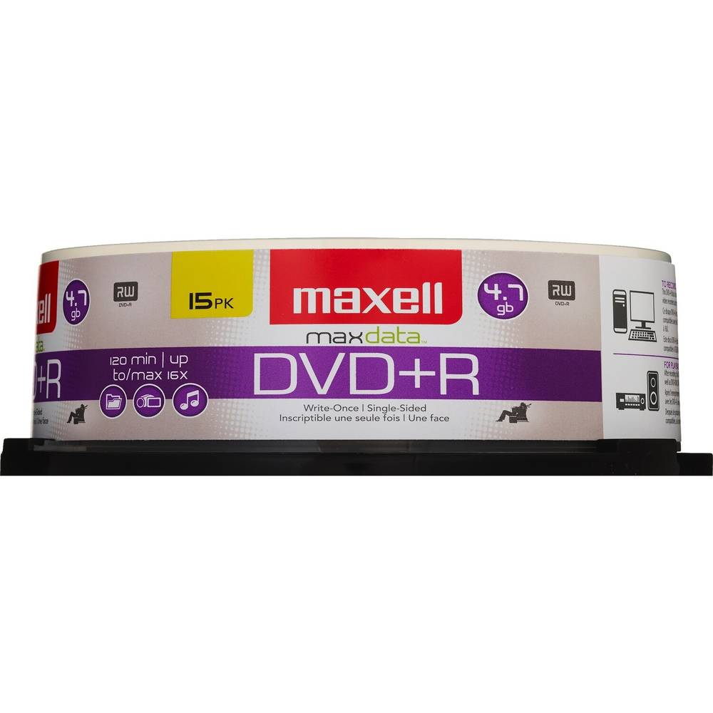 Maxell Dvd+R 16x 4.7 Gb 120 Minutes