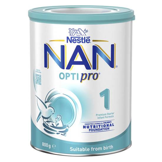 Nestle Nan Optipro 1 Premium Starter Baby Infant Formula Powder From Birth 800g