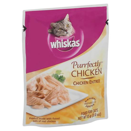 Whiskas Purrfectly Chicken Entree Wet Cat Food (3 oz)