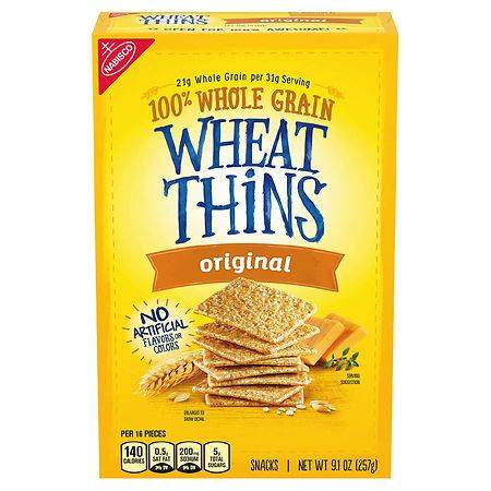 Wheat Thins Original Whole Grain Crackers (9.1 oz)