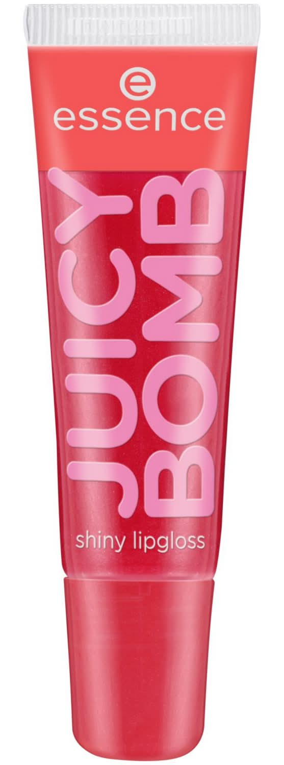 Essence Juicy Bomb Shiny Lipgloss, 104 Poppin' Pomegranate (0.33 fl oz)