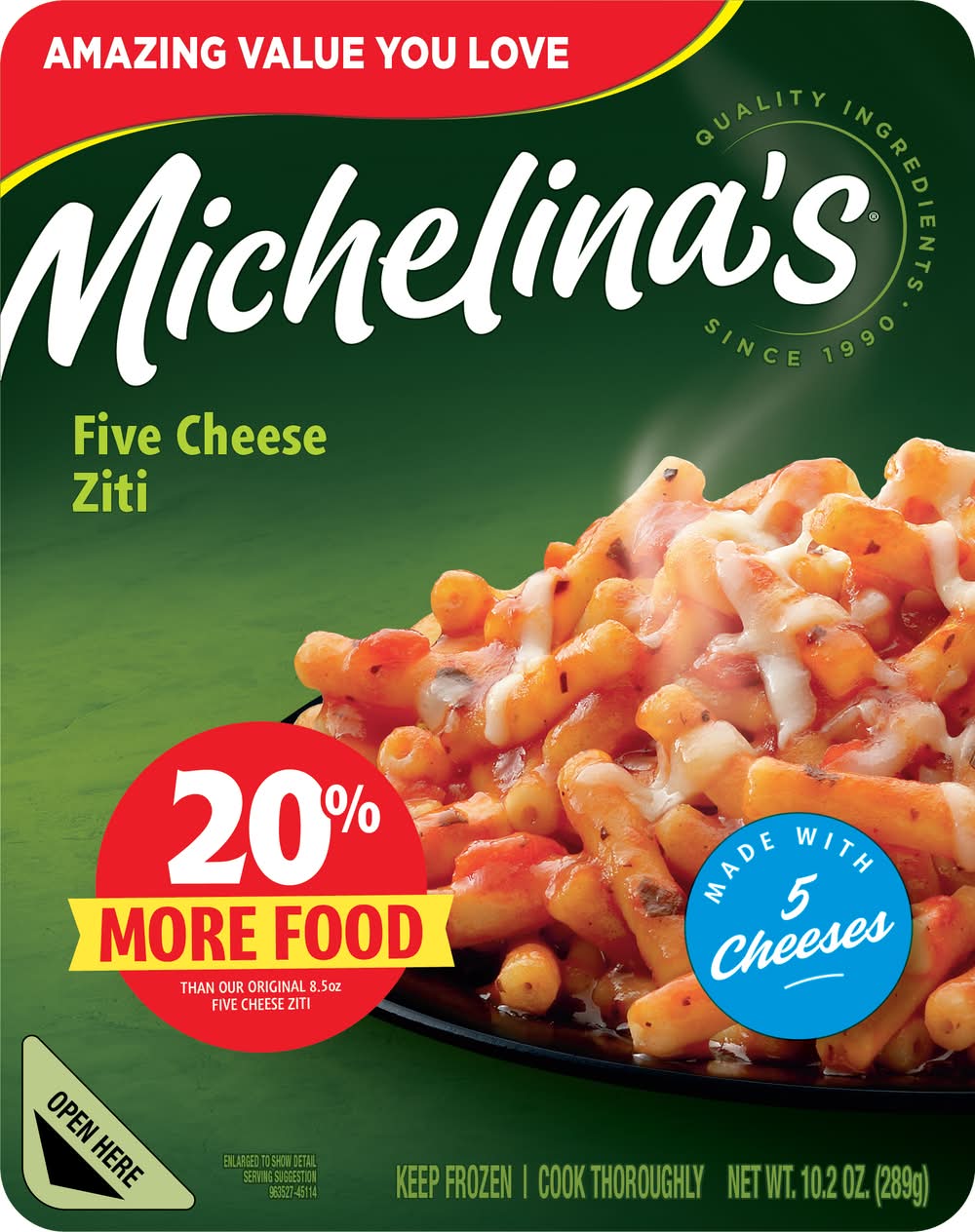 Michelina's Five Cheese Ziti (8.5 oz)