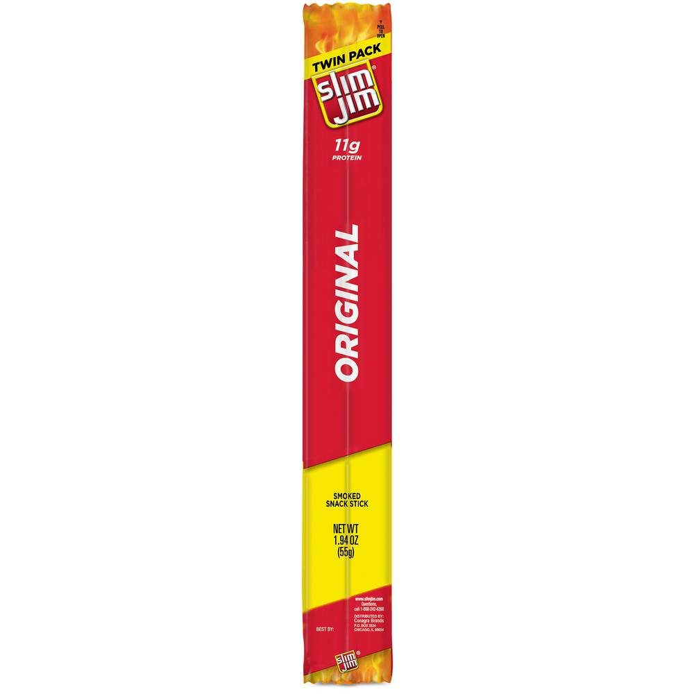 Slim Jim Original Snack Stick (2 ct) (smoked)