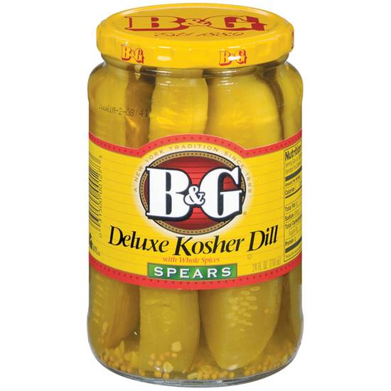 B&G Dill Spears Pickle with Whole Spices (24 oz)