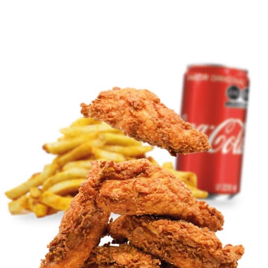 Chicken Tenders 250 gm más Complementos