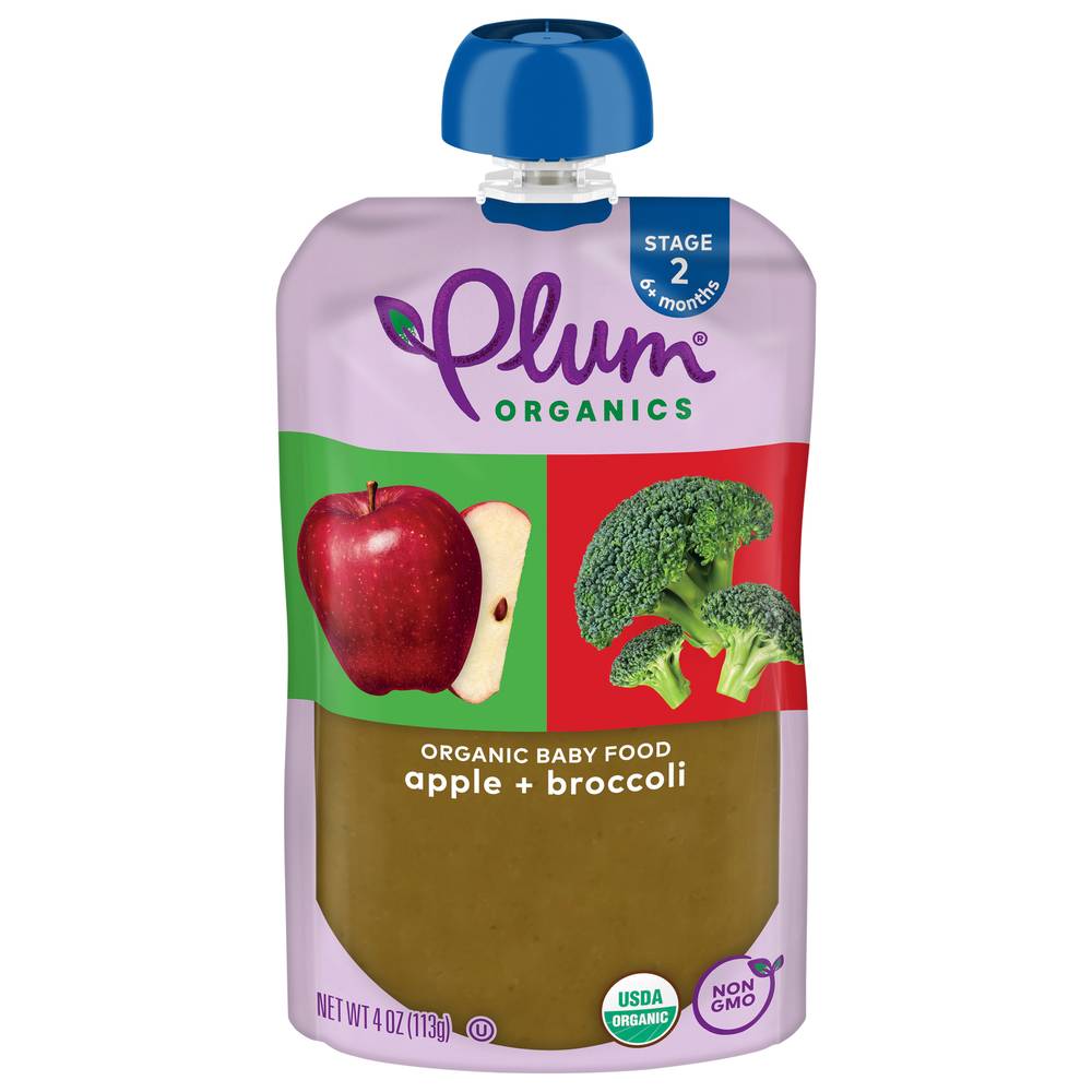 Plum Organics Apple & Broccoli (4 oz)