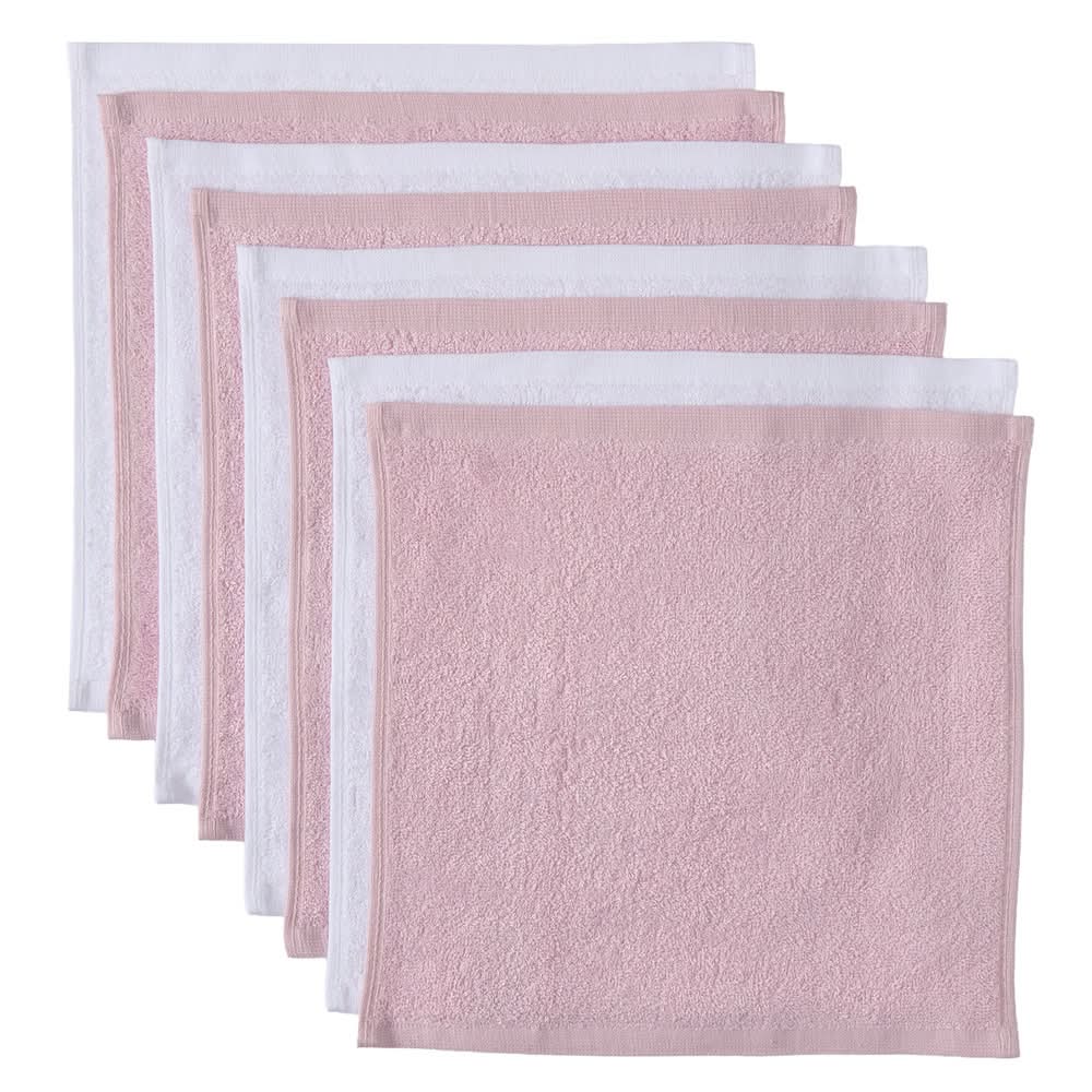 KIRKTON HOUSE Orchid Washcloths, 8Pk