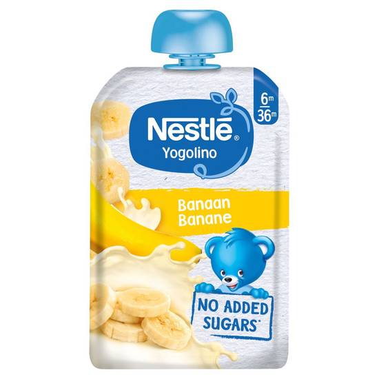 Nestlé Yogolino Melkdessert Banaan vanaf 6 maanden knijpzakje 100g